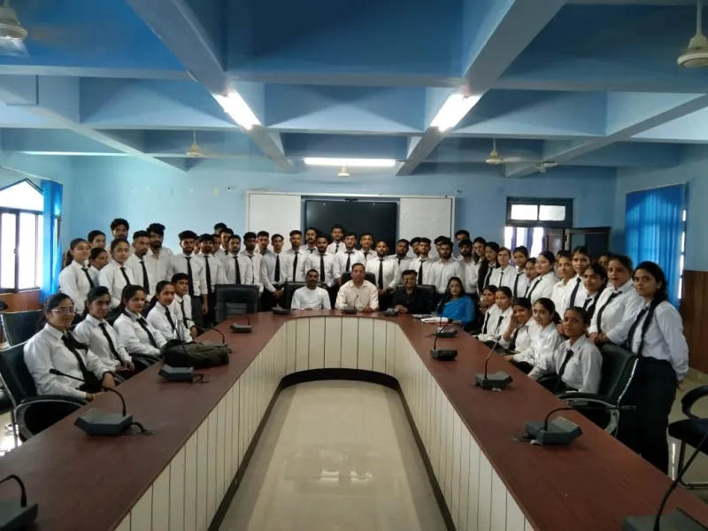 Guest lecture cum placement drive by ICIFM fincoach company for MBA Students